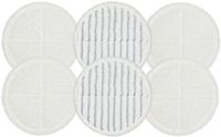 Flintar 2124 Spinwave Replacement Mop Pads for Bissell Bissel Spinwave Hard Floor Cleaner Powered Rotating Mop 2039 Series, 2307, 2315A, Part # 2124 (6 - Pack (4 Soft Pads + 2 Scrubby Pads))