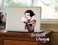 Snow White Tattoo, MacBook Decals, Stickers, Laptop Skins,Disney Princess, Gift (MacBook Air 13")