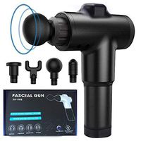 Massage Gun, Cordless Rechargeable Deep Tissue Massager Portable Massage Device Massage Body with 4 Massage Head