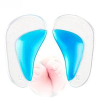 Baby Toddler Old Orthopedic Orthotic Arch Support Insole Flat Foot Flatfoot Correction Shoe Insoles Cushion Inserts (Blue, Size : L)