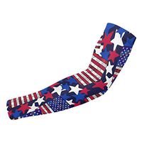 Sincerity First United States Flag UV Protection Cooling Arm Sleeves for Sports Motorcycle Men Women