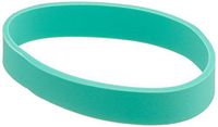 Sammons Preston Color-Coded Latex-Free Rubber Bands, 50 Medium Green Elastic Bands for Ergonomic Hand Exercisers, Elastic Resistance Bands for Grip Strength, Hand Therapy, Occupational Therapy