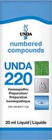 UNDA - UNDA 220 Numbered Compounds - Homeopathic Preparation - 0.7 fl. oz.