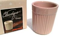 1960's Vintage Ceramic Tumbler Drinking Glass Classique Bath Rubber Queen (Pink)