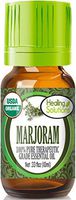 Organic Marjoram Essential Oil (100% Pure - USDA Certified Organic) Best Therapeutic Grade Essential Oil - 10ml