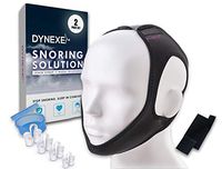 Anti Snoring Devices Chin Strap + Set of 4 Nose Vents to Ease Breathing and Travel Case/Snoring Solution Snore Stopper Chin Strap for CPAP Users/Stop Snoring Sleep Aid kit Snore Reducing for Men Women
