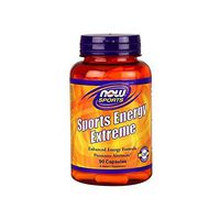 NOW Sports Nutrition, Sports Energy Extreme with B Vitamins and other cofactors such as Chromium, Magnesium Malate and Carnitine, 90 Capsules
