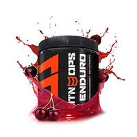 MTN OPS Enduro Cardio Enhancement Non-Caffeinated Energy Drink Mix 30-Serving Bottle, Black Cherry