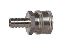 Female Stainless Steel Quick Disconnect w/Barb