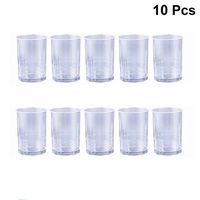 FENICAL Plastic Mousse Dessert Cups Round Appetizer Bowls Trifle Bowl Disposable Jelly Yogurt Cup 10pcs