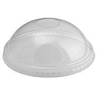 12 oz Plastic Dome Lids - Clear Durable Dome Lids - Frozen Dessert Supplies - Fast Shipping - Cups Sold Seperately! 50 Count
