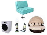 Your Zone Easy Launch Chair Easily Converts Into a Bed (1, Mint)