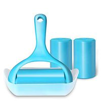 Sticky Lint Roller, Reusable Washable Adhesive Lint Remover Brush for Pet Hair, Floor, Carpets, Clothes, Furniture, Sofa, Dust, Car (4inches 3Refills)