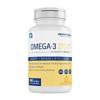 Ocean Blue | Omega-3 2100 | EPA and DHA | Wild Caught Alaskan Fish Oil | 60 Count
