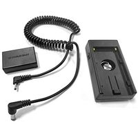 NP-F970 F750 Battery Holder Mount Plate with DRE17 DC Coupler for Canon EOS M3 M5 EOS-M3 M6 EOS-M5 EOS-M6 Cameras