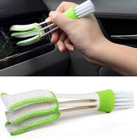 Hello22 Cleaning Brush Mini Duster Cleaner for Car Air Vent Keyboard and more small spaces, Dust Cleaning Brush Double-Head Multi-function Cleaning Tool