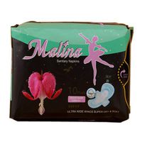Malina Sanitary Napkin Ultra Thin Wings 320MM Mini Order Qty 12 Pack - 1 Box
