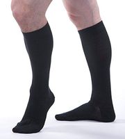 Allegro Unisex 20-30 mmHg Essential 111 Cotton Sock (Black) X-Large