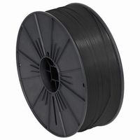 Aviditi PLTS532K Plastic Twist Tie Spool, 7000' Length x 5/32" Width, Black