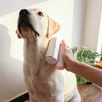 Full Scene Lint Roller Extra Sticky Mini lint, Home Cleaning, Dogs and Cats’ Hair Remove, Easily Peel Convenience with 360° Rotating Handle (1lint Roller+3refills)