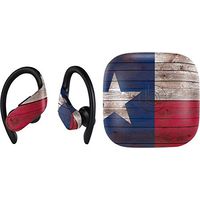Skinit Decal Audio Skin for PowerBeats Pro - Originally Designed Texas Flag Dark Wood Design