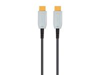 Monoprice HDR High Speed Cable - 200 feet - Black | for HDMI-Enabled Devices - 4K @ 60Hz, HDR, 18Gbps, Fiber Optic, AOC, YUV 4:4:4 - SlimRun AV Series