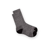 Bamboo Diabetic Non-Binding Crew Socks (Medium, Charcoal Black)