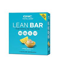 GNC Total Lean Lean Bar - Lemon Meringue, 5 Bars, Hunger-Satisfying and High-Protein Snack Bar