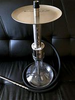 Capsule Hookah, Stainless Futurism Shisha Premium Luxury Full Set