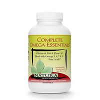 Natura Health Products - Complete Omega Essentials - Premium Fish Oil Concentrate with Sea Buckthorn and Borage Seed Oils for Optimal Ratios of Omega 3, Omega 6, Omega 7, and Omega 9 Fatty Acids