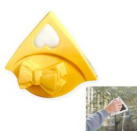 FZ FUTURE Magnetic Window Cleaners, Glass Wiper Magnetic Cleaning Tools, Double-Sided Magnetic Glass Wipe, for Sngle Glass Windows Fit to 5-12mm Windows Thickness