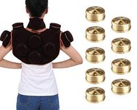 Moxibustion Box, Moxa Burner Box Set - Acupuncture Moxa Box Moxibustion Burner Holder Box with 9 Boxes and Carry On Band for Neck Shoulder Acupuncture Point Pain Relive/NO Moxa Cone (B)