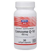 Rite Aid Coenzyme Q-10 Softgels, 400 mg - 30 ct