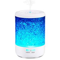 AIGOCEER Essential Oil Diffuser, Blue Crystal-Like Look, 200ml Ultrasonic Oil Diffuser Humidifier with Adjustable Mist Mode and Auto Shut-Off Function, Perfect for Home Office Spa-Room and Babyroom