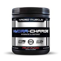Electrolytes, Kaged Muscle Hydra-Charge Premium Electrolyte Powder, Hydration Electrolyte Powder, Pre Workout, Post Workout, Intra Workout, Fruit Punch, 60 Servings