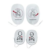 Latex Free Foam AED Practi-Trainer Replacement Pads for Adult 1 Pair and Child 1 Pair, for Training Only