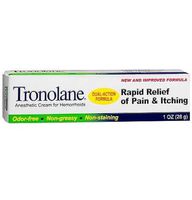 Tronolane Anesthetic Hemorrhoid Cream, 1 oz Per Tube (6 Tubes)