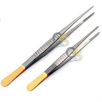 G.S 2 O.R Grade DEBAKEY Artery ATRAUMATIC Tissue Vascular Forceps 8 INCH and 9.5INCH with Gold Handle