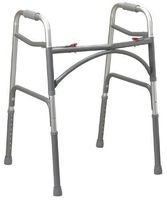 Drive Medical (a) Double Button Extra-Wide Adult Folding Walker (Bariatric)