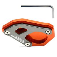 Frames & Fittings New ! Motorcycle Crutch Side Stand Magnifier Crutch Stand Support Plate Extension for KTM 1090 Adventure/Super Adventure 1090 - (Color: SSE-006-or-gy)