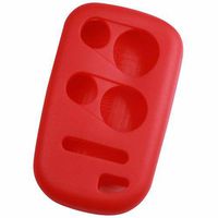 KeyGuardz Red Rubber Keyless Entry Remote Key Fob Skin Cover Protector