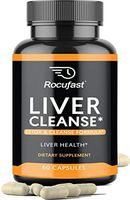 Rocufast Liver Cleanse Detox Supplement for Liver Health Support - Natural Liver Repair Formula with 23 Herbs: Milk Thistle Extract, Turmeric, Berberine, Artichoke, Zinc, Beet Root Ginger & More 60ct
