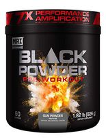 MRI Black Powder Pre-Workout Powder - Explosive Energy & Stamina - Intense Strength and Focus - Build Muscle - Recover Faster – Creatine - 60 Servings (Gun Powder)