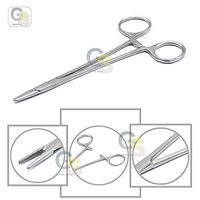 G.S Stainless Steel Mayo HEGAR Needle Holder with GROOVED Jaws 8" Veterinary Dental Instruments Best Quality