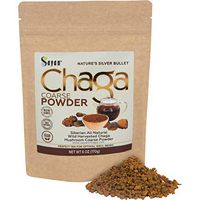 Sayan Siberian Raw Ground Chaga Powder 6 Oz (170g), Wild Forest Mushroom Tea, Powerful Adaptogen Antioxidant Supplement, Support for Immune System, Digestive Health and Helps Inflammation Reduction