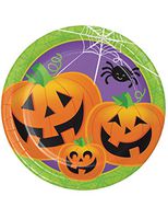 Creative Converting 323980 Party Creations Paper Plate, Jolly Jack