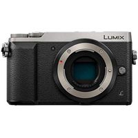 Panasonic LUMIX GX85 4K Mirrorless Interchangeable Lens Camera - Silver - Body Only (International Model) (Kit Box)