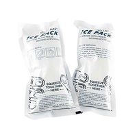 Adamas-Beta Disposable Instant Cold Pack (5-Pack) Emergency Breakable First Aid Kit Content for Body Injuries,Toothache,Size 19×12cm, Weight 160g/5.64oz