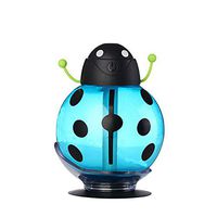 Beetle air humidifier USB Aroma diffuser Aromatherapy Essential oil diffuser Mini Portable Mist Maker LED Night (Blue)