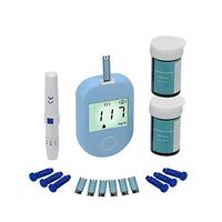 Blood Sugar Tester Blood Glucose Monitor Meter Diabetes Test Kit for Home 50 Test Strips 50 Twist lancets Family Monitor Diabetic Blood Glucose Monitoring System